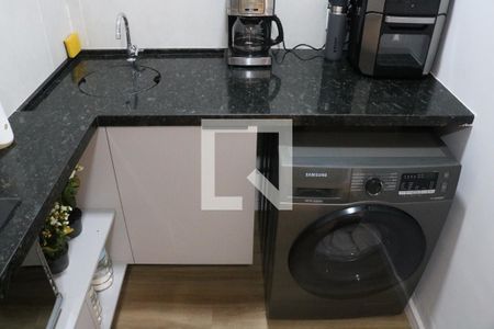 Cozinha e Área de Serviço de apartamento para alugar com 2 quartos, 35m² em Várzea da Barra Funda, São Paulo