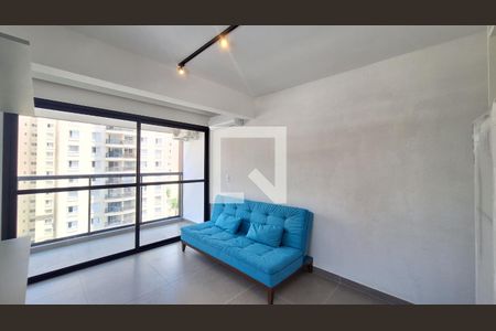 Sala/Cozinha de apartamento para alugar com 1 quarto, 37m² em Pompeia, São Paulo