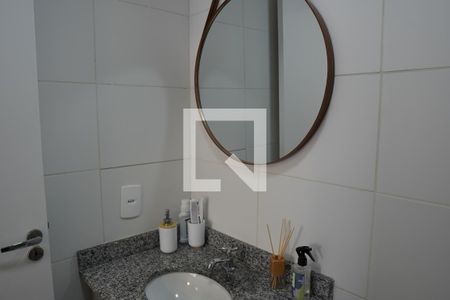 Banheiro da Suíte de kitnet/studio para alugar com 1 quarto, 27m² em Pinheiros, São Paulo