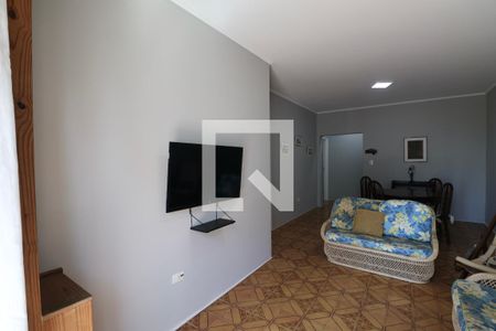 Sala de apartamento para alugar com 2 quartos, 88m² em Vila Alzira, Guarujá