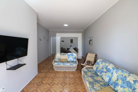 Sala de apartamento para alugar com 2 quartos, 88m² em Vila Alzira, Guarujá