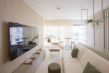 Sala de apartamento à venda com 2 quartos, 65m² em Jardim das Acacias, São Paulo