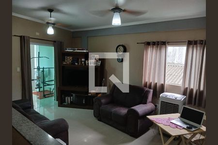 Sala de casa para alugar com 3 quartos, 89m² em Cidade Naútica, São Vicente