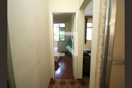 Sala - Corredor de apartamento para alugar com 2 quartos, 65m² em Jardim América, Rio de Janeiro