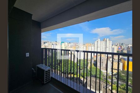 Varanda do Studio de kitnet/studio à venda com 1 quarto, 29m² em Liberdade, São Paulo