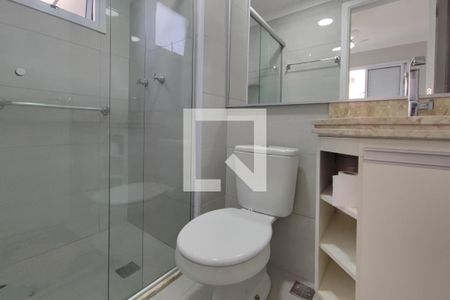 Banheiro Suíte de apartamento para alugar com 3 quartos, 63m² em Jardim Ipaussurama, Campinas