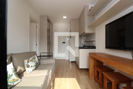 Sala/Cozinha de apartamento para alugar com 1 quarto, 27m² em Pinheiros, São Paulo