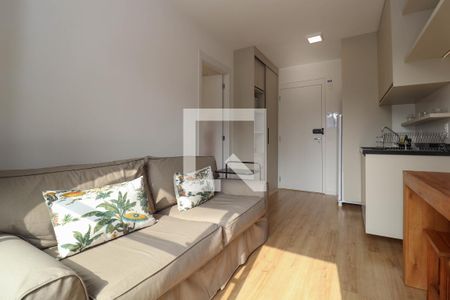 Sala/Cozinha de apartamento para alugar com 1 quarto, 27m² em Pinheiros, São Paulo