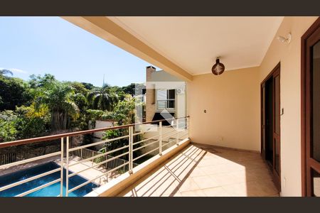 Varanda da Sala de casa de condomínio para alugar com 7 quartos, 350m² em Jardim Chapadão, Campinas