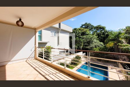 Varanda da Sala de casa de condomínio para alugar com 7 quartos, 350m² em Jardim Chapadão, Campinas