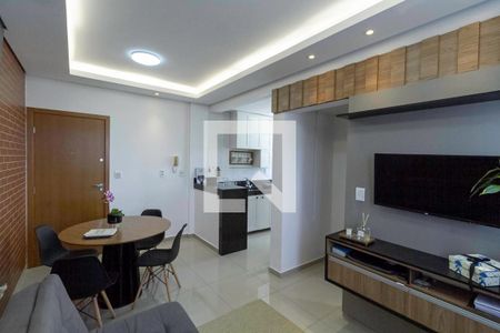 Sala  de apartamento à venda com 1 quarto, 37m² em Dona Clara, Belo Horizonte