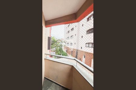 Sala - Sala de Jantar Varanda de apartamento à venda com 1 quarto, 59m² em Vila Alzira, Santo André