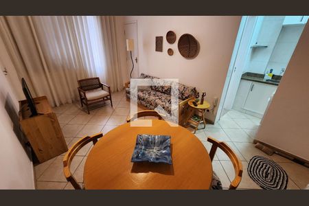 Sala de apartamento para alugar com 1 quarto, 35m² em Aparecida, Santos