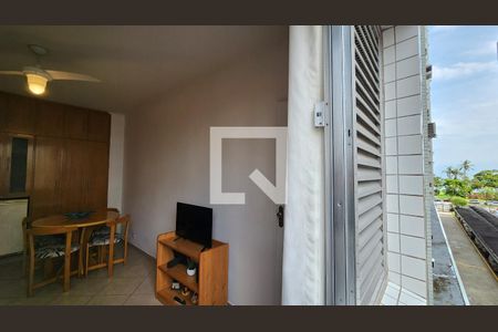 Sala de apartamento para alugar com 1 quarto, 35m² em Aparecida, Santos