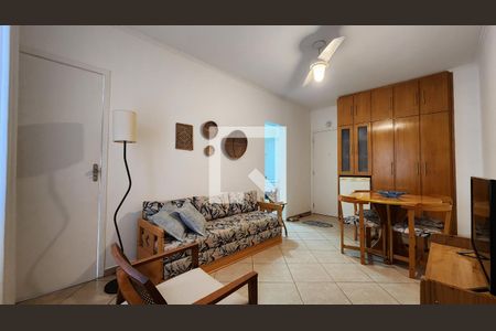 Sala de apartamento para alugar com 1 quarto, 35m² em Aparecida, Santos