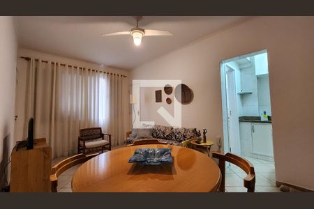 Sala de apartamento para alugar com 1 quarto, 35m² em Aparecida, Santos