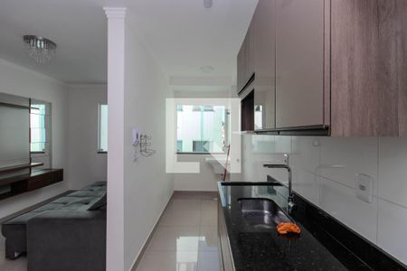 Cozinha e Área de Serviço de apartamento para alugar com 1 quarto, 40m² em Vila Mazzei, São Paulo