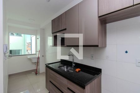 Cozinha e Área de Serviço de apartamento para alugar com 1 quarto, 40m² em Vila Mazzei, São Paulo