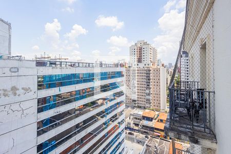 Vista da Varanda de apartamento para alugar com 2 quartos, 80m² em Cerqueira César, São Paulo