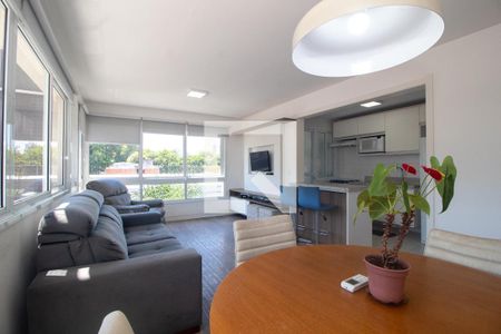 Sala de apartamento à venda com 2 quartos, 125m² em Petrópolis, Porto Alegre