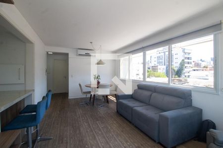 Sala de apartamento à venda com 2 quartos, 125m² em Petrópolis, Porto Alegre