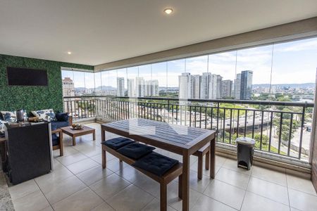 Varanda da Sala de apartamento para alugar com 3 quartos, 170m² em Água Branca, São Paulo