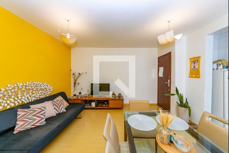 Sala de apartamento à venda com 3 quartos, 80m² em Nova Suíça, Belo Horizonte