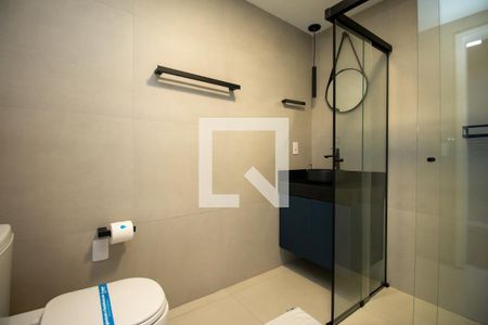 Banheiro de apartamento para alugar com 1 quarto, 31m² em Jardim das Acacias, São Paulo