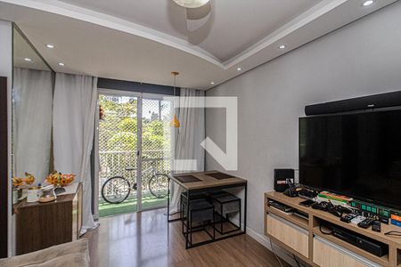 sala_2 de apartamento à venda com 2 quartos, 46m² em Jardim Celeste, São Paulo