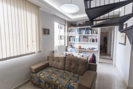 Sala 1 de apartamento para alugar com 3 quartos, 115m² em Grajaú, Belo Horizonte