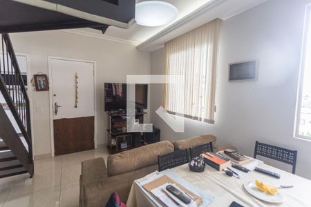 Sala 1 de apartamento para alugar com 3 quartos, 115m² em Grajaú, Belo Horizonte