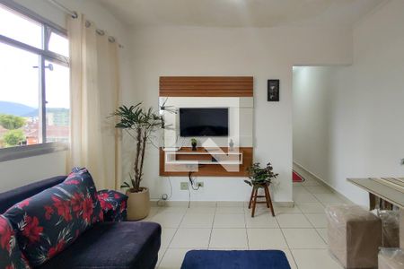 Sala de apartamento para alugar com 1 quarto, 70m² em Vilamar, Praia Grande