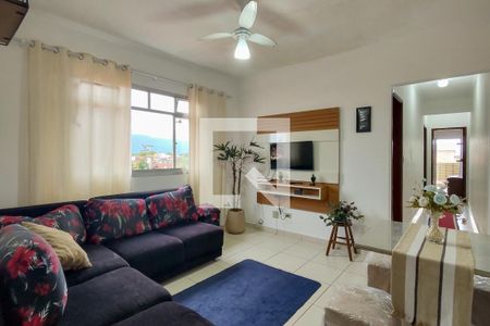 Sala de apartamento para alugar com 1 quarto, 70m² em Vilamar, Praia Grande