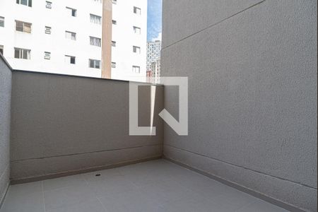 Varanda da Sala/Quarto (Garden) de kitnet/studio para alugar com 1 quarto, 29m² em Bela Vista, São Paulo