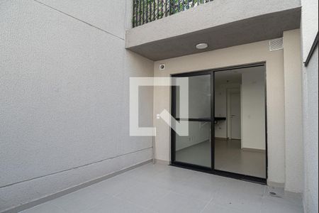 Varanda da Sala/Quarto (Garden) de kitnet/studio para alugar com 1 quarto, 29m² em Bela Vista, São Paulo