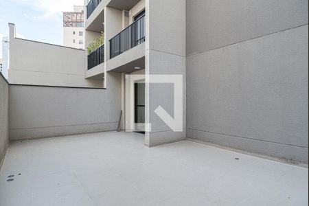 Varanda da Sala/Quarto (Garden) de kitnet/studio para alugar com 1 quarto, 52m² em Bela Vista, São Paulo