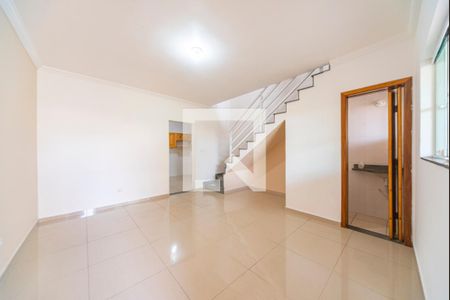 Sala de casa à venda com 3 quartos, 92m² em Vila Linda, Santo André