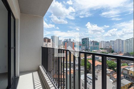 Varanda da Sala/Quarto de kitnet/studio para alugar com 1 quarto, 52m² em Bela Vista, São Paulo