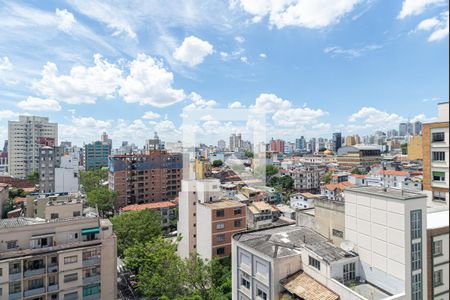 Vista da Varanda da Sala/Quarto de kitnet/studio para alugar com 1 quarto, 52m² em Bela Vista, São Paulo