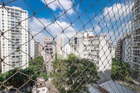 Sala/Cozinha - Vista de apartamento à venda com 2 quartos, 89m² em Cerqueira César, São Paulo