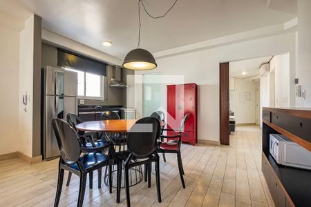 Sala/Cozinha de apartamento à venda com 2 quartos, 89m² em Cerqueira César, São Paulo