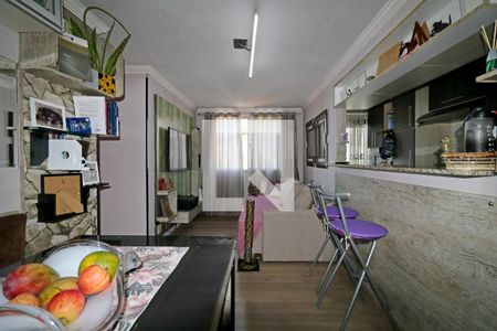 Sala de apartamento para alugar com 3 quartos, 64m² em Parque Sao Vicente, Santo André