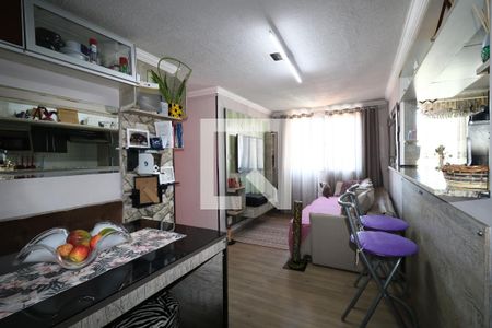 Sala de apartamento para alugar com 3 quartos, 64m² em Parque Sao Vicente, Santo André