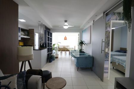 Sala de apartamento para alugar com 3 quartos, 95m² em Parque Enseada, Guarujá