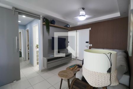 Sala de apartamento para alugar com 3 quartos, 95m² em Parque Enseada, Guarujá