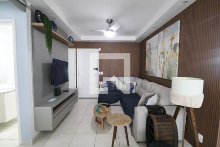 Sala de apartamento para alugar com 3 quartos, 95m² em Parque Enseada, Guarujá