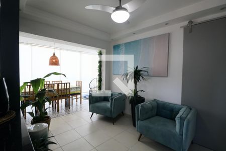 Sala de apartamento para alugar com 3 quartos, 95m² em Parque Enseada, Guarujá