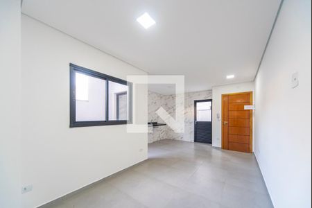 Sala de apartamento para alugar com 2 quartos, 58m² em Vila Eldizia, Santo André