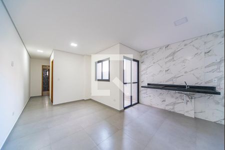 Sala de apartamento para alugar com 2 quartos, 58m² em Vila Eldizia, Santo André