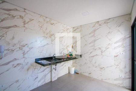 Sala/Cozinha de apartamento para alugar com 2 quartos, 58m² em Vila Eldizia, Santo André